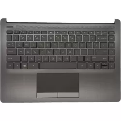 HP Notebook 14S Cr1005tu 14-CF 14S-CF 14-DF 14-DK Touchpad Palmrest with Keyboard