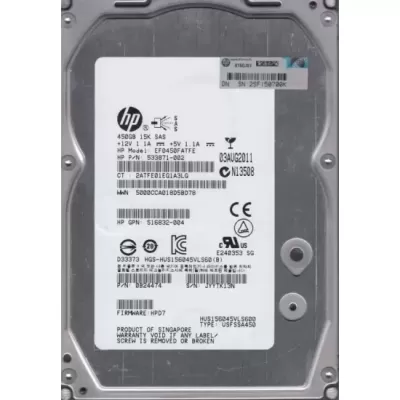 HP 450GB 15K RPM 6Gbps 3.5 Inch SAS Hard Disk 0B24474 533871-002 635329-001 583717-001 HP 450GB 15K RPM 6Gbps 3.5 Inch SAS Hard Disk 0B24474 533871-002 635329-001 583717-001