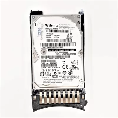 IBM 146GB 10K 2.5 Inch SAS Hard Disk Drive 42D0632 42D0633 42D0636 IBM 146GB 10K 2.5 Inch SAS Hard Disk Drive 42D0632 42D0633 42D0636