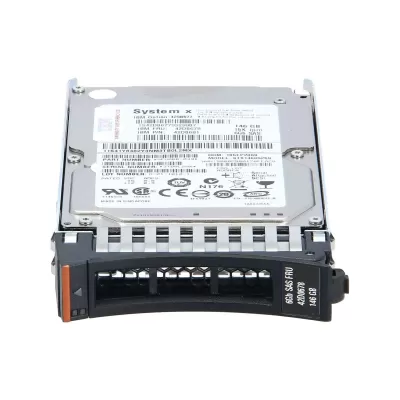 IBM 146GB SAS 15K RPM 6Gbps 2.5 Inch Hard Disk Drive 42D0678 42D0681 IBM 146GB SAS 15K RPM 6Gbps 2.5 Inch Hard Disk Drive 42D0678 42D0681