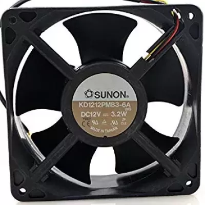 Sunon Kd1212pmb3-6a fan 12v 3.2w 120x120x38mm Sunon Kd1212pmb3-6a fan 12v 3.2w 120x120x38mm