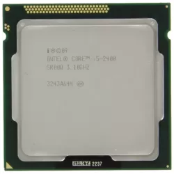 Intel Core 2400 i5 3.1 GHz 6 MB Cache LGA 1155 Quad-Core Processor