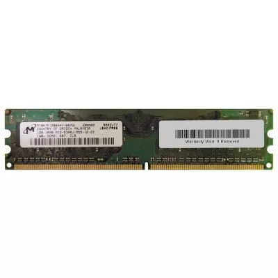 Micron MT8HTF12864AY-667G1 1gb PC2-5300U ddr2 ram Micron MT8HTF12864AY-667G1 1gb PC2-5300U ddr2 ram