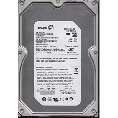 Seagate Barracuda 500GB 7.2K 3G 3.5 SATA HDD ST3500630NS 9BL146-303 Seagate Barracuda 500GB 7.2K 3G 3.5 SATA HDD ST3500630NS 9BL146-303
