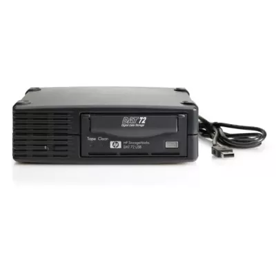 HP storageworks DAT72 USB external tape drive DW027A HP storageworks DAT72 USB external tape drive DW027A