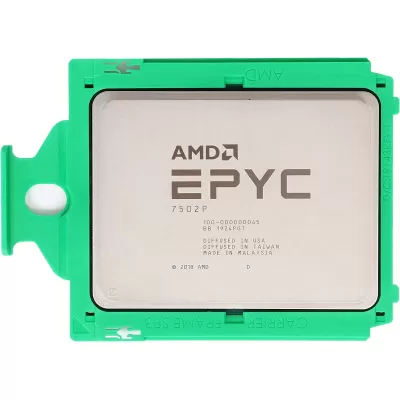 AMD EPYC 7502P Processor 32C 2.5GHZ 128MB Cache TDP 180W SP3 (OEM Tray Processor) AMD EPYC 7502P Processor 32C 2.5GHZ 128MB Cache TDP 180W SP3 (OEM Tray Processor)