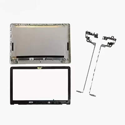 HP Pavilion 15bs 15-bs 15-bw 15q-bu 250 g6 255 g6 with Bezel and Hinges Laptop Top Panel led screen Back Cover silver original HP Pavilion 15bs 15-bs 15-bw 15q-bu 250 g6 255 g6 with Bezel and Hinges Laptop Top Panel led screen Back Cover silver original