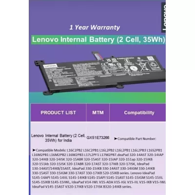 Lenovo ideaPad 320-14AST 320-14IAP 320-14IKB 320-14ISK 320-15IKB 320-151kb 320-15ISK 320-17ABR Battery Lenovo ideaPad 320-14AST 320-14IAP 320-14IKB 320-14ISK 320-15IKB 320-151kb 320-15ISK 320-17ABR Battery
