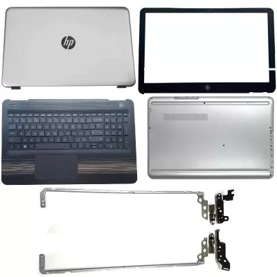 HP Pavilion 15-AU 15-AU134TX LCD Top Cover Bezel Hinges with Touchpad Palmrest Keyboard and Bottom Base Full Body HP Pavilion 15-AU 15-AU134TX LCD Top Cover Bezel Hinges with Touchpad Palmrest Keyboard and Bottom Base Full Body