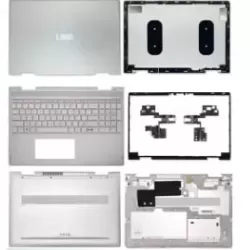 HP ENVY X360 15-BP 15M-BQ LCD Top Cover Bezel Hinges with Palmrest and Bottom Base Body Assembly