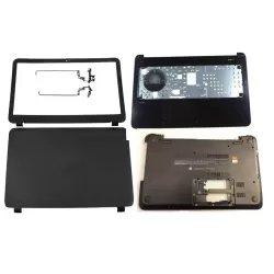HP Pavilion 5-N 15-N215TU LCD Top Cover Bezel Hinges with Touchpad Palmrest and Bottom Base Full Body Assembly