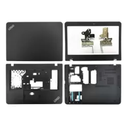 Lenovo ThinkPad E450 LCD Top Cover Bezel Hinges with Touchpad Palmrest and Bottom Base Body Assembly