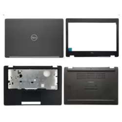 Dell Latitude E5280 LCD Top Cover Front Bezel with Touchpad Palmrest and Bottom Base Body Assembly