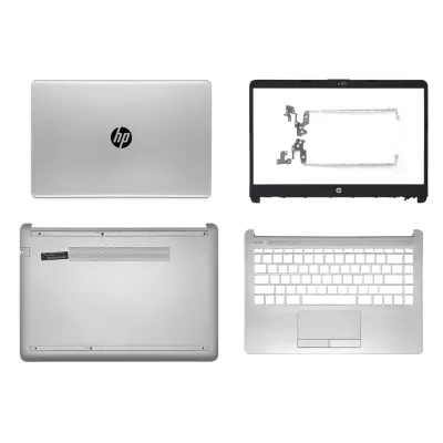 HP 14S-CR 14S-CF 14-CF 14-DK 14S Cr1005TU LCD Top Cover Bezel Hinges with Touchpad Palmrest and Bottom Base Full Body HP 14S-CR 14S-CF 14-CF 14-DK 14S Cr1005TU LCD Top Cover Bezel Hinges with Touchpad Palmrest and Bottom Base Full Body
