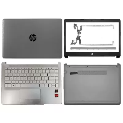 HP 14s-CS 14s-CS3010TU LCD Top Cover Bezel Hinges with Touchpad Palmrest Keyboard and Bottom Base Full Body Assembly HP 14s-CS 14s-CS3010TU LCD Top Cover Bezel Hinges with Touchpad Palmrest Keyboard and Bottom Base Full Body Assembly
