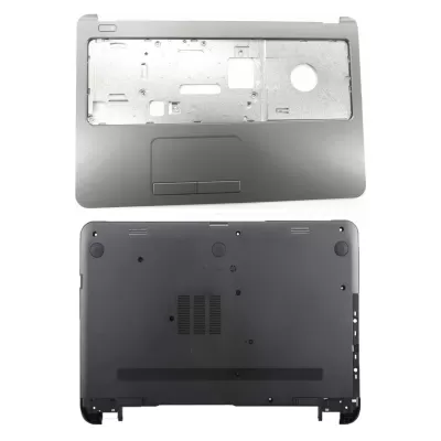 HP 15-r006tu Notebook Touchpad Palmrest Grey with Bottom Base Assembly HP 15-r006tu Notebook Touchpad Palmrest Grey with Bottom Base Assembly