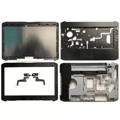 Dell Latitude E5420 LCD Top Cover Bezel Hinges with Touchpad Palmrest and Bottom Base Dell Latitude E5420 LCD Top Cover Bezel Hinges with Touchpad Palmrest and Bottom Base