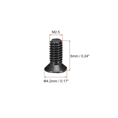 Laptop M2.5x6 Width 2.5MM Height 6MM Screw - 100 Pieces Laptop M2.5x6 Width 2.5MM Height 6MM Screw - 100 Pieces