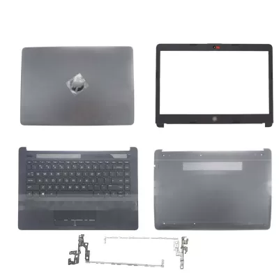 HP Notebook 14q Cs0009TU LCD Top Cover Bezel Hinges with Touchpad Palmrest and Bottom Base Full body HP Notebook 14q Cs0009TU LCD Top Cover Bezel Hinges with Touchpad Palmrest and Bottom Base Full body