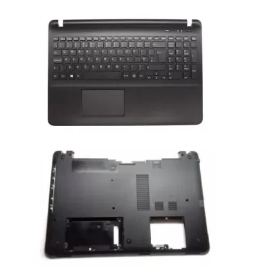 Sony Vaio SVF15215SNB Touch Laptop Bottom Base with Touchpad Palmrest Keyboard Sony Vaio SVF15215SNB Touch Laptop Bottom Base with Touchpad Palmrest Keyboard