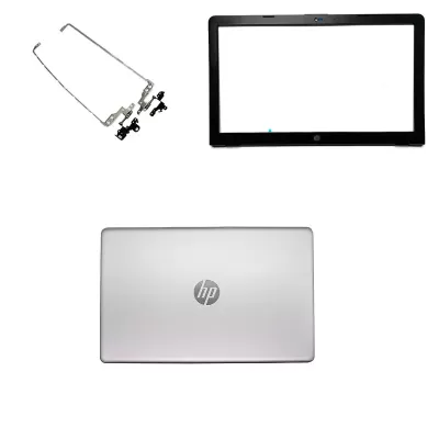 HP 15-DA0299TU 15-da0327TU LCD Top Cover Bezel and Hinges Silver ABH HP 15-DA0299TU 15-da0327TU LCD Top Cover Bezel and Hinges Silver ABH