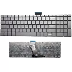 HP Pavilion 15 AB Silver Keyboard