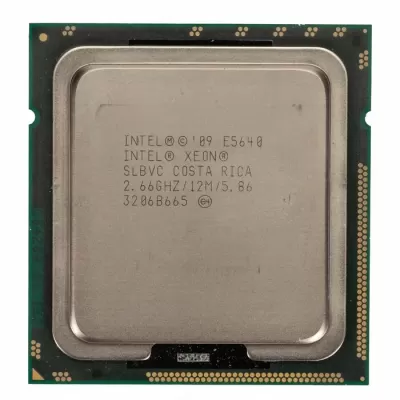 Intel Xeon E5640 2.66 GHz 4 Core 12M Cache processor