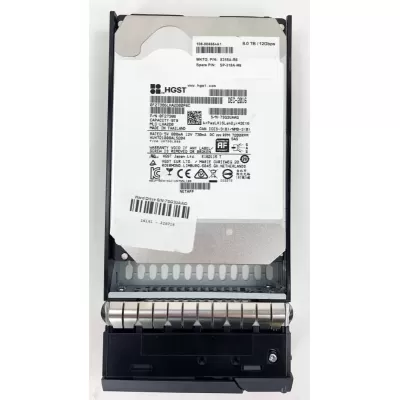 NetApp 8TB 7.2K RPM 12Gbps 3.5 Inch SAS Hard Disk X318A-R6 NetApp 8TB 7.2K RPM 12Gbps 3.5 Inch SAS Hard Disk X318A-R6