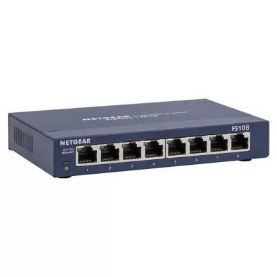 Netgear ProSafe FS108 8 Ports 10/100 Unmanaged Switch Netgear ProSafe FS108 8 Ports 10/100 Unmanaged Switch
