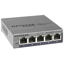 Netgear Prosafe GS105E 5 Port Gigabit Ethernet Plus Switch