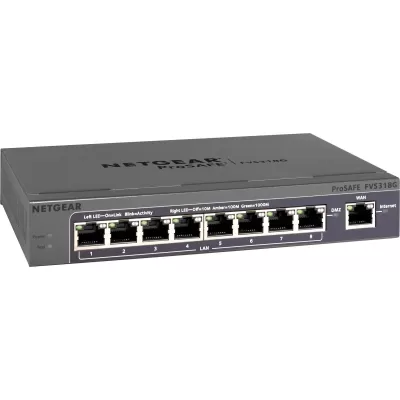 Netgear ProSafe GS108T v1 8 Port Gigabit Ethernet Smart Switch Netgear ProSafe GS108T v1 8 Port Gigabit Ethernet Smart Switch