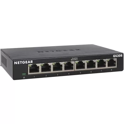 Netgear GS308 8 Port Gigabit Ethernet Switch Netgear GS308 8 Port Gigabit Ethernet Switch