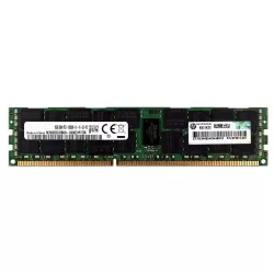 HP 16GB PC3-12800 DDR3-1600MHz ECC Registered CL11 240-Pin DIMM 1.35V Low Voltage Dual Rank Memory Module Part# 713985-001