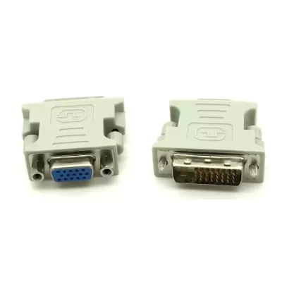 DVI-D Male to VGA Female Adapter Converter 24+1 Male to Female Adapter DVI-D Male to VGA Female Adapter Converter 24+1 Male to Female Adapter