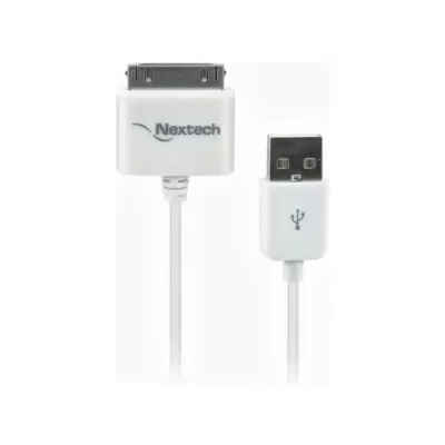Nextech Sync and Charge Data Cable White Nextech Sync and Charge Data Cable White