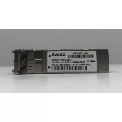 Avago AFBR-57F5MZ-ELX 16GFC Multirate 850nm SFP+ SW Optical Transceiver Module Avago AFBR-57F5MZ-ELX 16GFC Multirate 850nm SFP+ SW Optical Transceiver Module