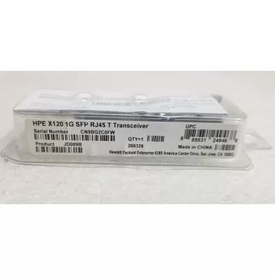 Hp JD089B HPE X120 1G SFP RJ45 T copper SFP-T Aruba/HPE Hp JD089B HPE X120 1G SFP RJ45 T copper SFP-T Aruba/HPE