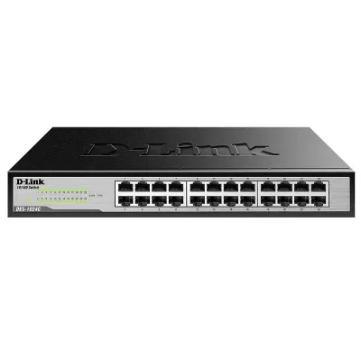 D-Link DGS-1024C 24-Port Gigabit Unmanaged Desktop/Rackmount Switch D-Link DGS-1024C 24-Port Gigabit Unmanaged Desktop/Rackmount Switch