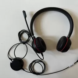 Jabra HSC016 Wired USB Headset (Black, On the Ear)
