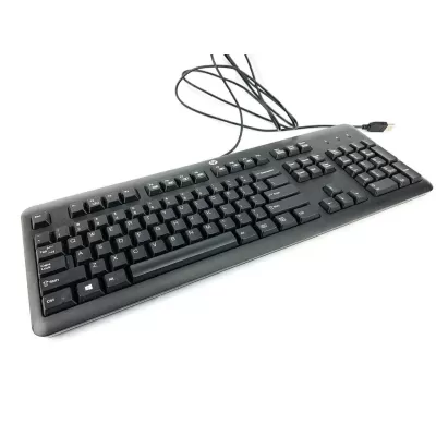 HP SK-2025 KU-1156 KB57211 Wired USB Keyboard Black for PC or Mac