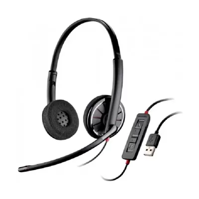 Plantronics Blackwire C320-M Wired On Ear Headset with Mic (Gray) Plantronics Blackwire C320-M Wired On Ear Headset with Mic (Gray)