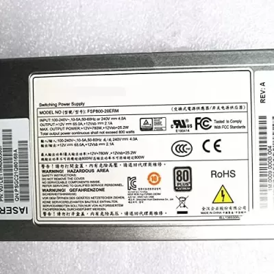PSU for Inspur/FSP 800W Power Supply FSP800-20ERM