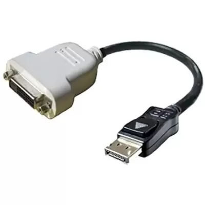 Dell DisplayPort to DVI Adapter DP to DVD-D Single Link DP/N 023NVR Dell DisplayPort to DVI Adapter DP to DVD-D Single Link DP/N 023NVR