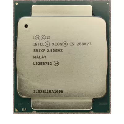 SR1XP INTEL XEON E5-2680V3 2.50GHZ 30M 12 CORES 9.6 GT/s 120W PROCESSOR SR1XP INTEL XEON E5-2680V3 2.50GHZ 30M 12 CORES 9.6 GT/s 120W PROCESSOR