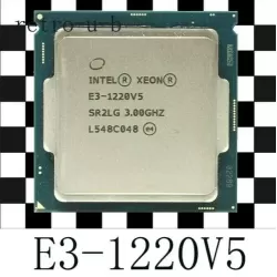Intel Xeon E3-1220 V5 LGA1151 4Core 3.00GHz 8 MB SR2LG CPU Processor