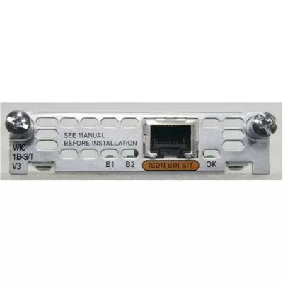 Cisco WIC-1B-S/T V3 Single Port ISDN WAN Interface Module Card 73-9368-01 Cisco WIC-1B-S/T V3 Single Port ISDN WAN Interface Module Card 73-9368-01