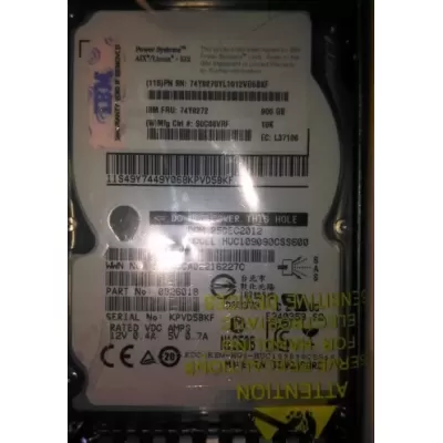 IBM 900gb 10k 6g 2.5" sas hdd 74Y9272 00D5303 IBM 900gb 10k 6g 2.5" sas hdd 74Y9272 00D5303