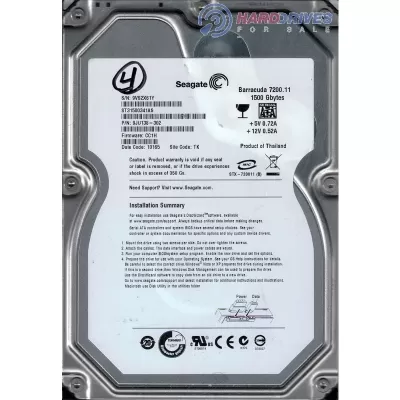 Seagate Barracuda 1.5TB 7.2K 3G 3.5" SATA hdd ST31500341AS 9JU138-302