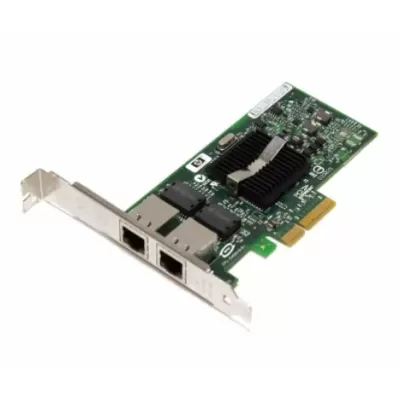 HP NC360T PCI-E Dual Port Gigabit Adapter with High/ Full Profile Bracket 412646-001 412651-001 HP NC360T PCI-E Dual Port Gigabit Adapter with High/ Full Profile Bracket 412646-001 412651-001