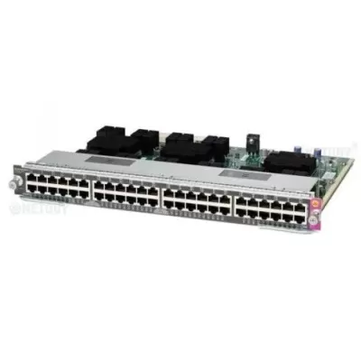 Cisco Catalyst 4500E 48 Port PoE 10/100/1000 WS-X4748-RJ45V+E Cisco Catalyst 4500E 48 Port PoE 10/100/1000 WS-X4748-RJ45V+E